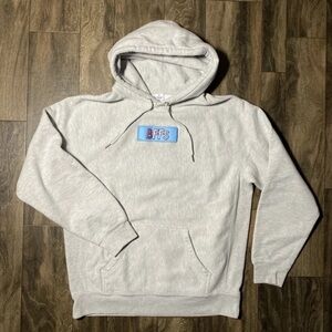Barstool Sports BFFs Hoodie Mens L Athletic Heather Grey Hooded Sweatshirt EUC